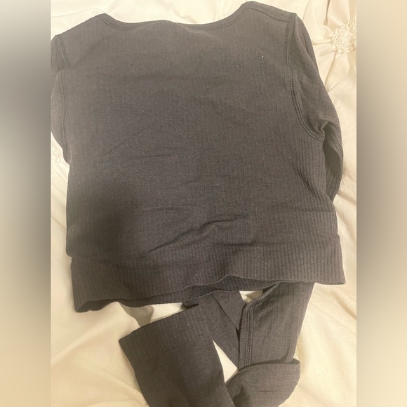 lululemon ebb to street long sleeve shirt black size 2 SOLD - Picture 12 of 13